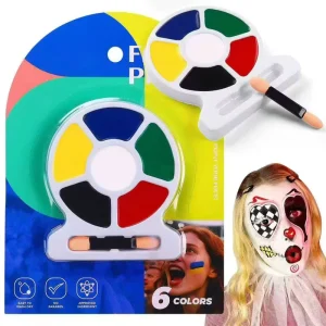 Fluorescent Water soluble Face & Body Paint Multi colors DIY for Christmas Halloween Cosplay Sports Events Makeup