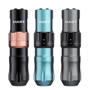 Fold 2 Electric 1500mAh Battery Aluminium Cartridge Needle Pen Tattoo Gun Adjustable Stroke Wireless Body Tattoo Machine