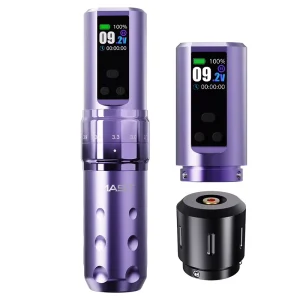 Fold 2 Pro Adjustable 7 Strokes Length Microblading Pen Wireless Tattoo Gun Machine With RCA