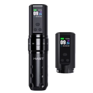 Fold 2 Pro Professional Electric Tattoo Gun Adjustable Stroke Wireless 2000mAh*2 Battery 2.4-4.2mm