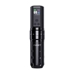 Fold 2 Pro Wireless Permanent Makeup Machine Adjustable Stroke Lithium Battery Pen 2000mAh Cartridge Needles Disposable