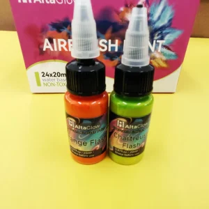 For 20ml 24 Color Acrylic Airbrush Paint Set for Canvas Paper & Stone