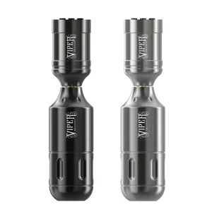 For Brushless Motor Wireless Tattoo Machine Stainless Steel Disposable Cartridge Needles Black Silver Big Battery DHL Shipping