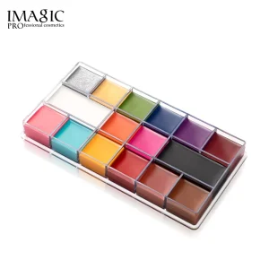 For Imagic 16 Color Water Activated Liner Palette Cosmetic Face & Body Paint Palette Body Painting Supplies
