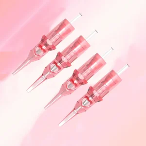 For Professional Disposable Thin Tip 316 Stainless Steel VC Model Tattoo Needles Cartridge Membrane Sealed Permanent Makeup