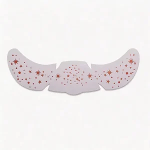 Freckle Tattoo Stickers Gold Silver Foil Waterproof Sweat Proof Long-Lasting Geometric Shapes Water Transfer Printed Decoration