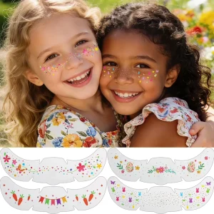 Freckle Tattoo Stickers Temporary Tattoo Stickers for children Face Decals Temporary Water Transfer Freckle Face Tattoo Stickers