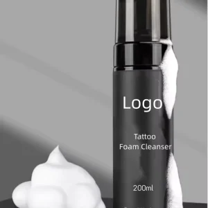 Free Logo 100% Natural Organic Cleansing Tattoo Wash Foaming Tattoo Cleanser Tattoo Repair Aftercare Moisturizing Foam