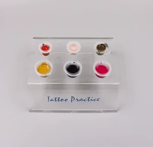 Free Logo Tattoo Holder Stand for Microblading Pigment Ink Cup Body Art Accessory
