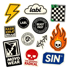Free Proof UV Resist Weatherproof Crack Peel Self-Adhesive Durable Matte PVC Vinyl Die Cut Sticker Printing Logo Custom Stickers
