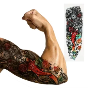 Free Sample Custom Durable Temporary Waterproof Environmentally Friendly Tattoo Sticker for Male and Female