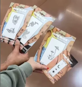 Free Sample Tatouage Customize No Water Henna Juice Transparent Ink Tatu Sticker Temporary Tattoos Flower Arm Tattoo UV