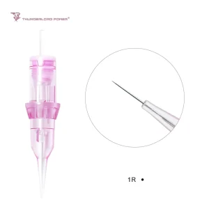 Free Shipping Disposable Tattoo Needles Permanent Eyebrows Pink Color Universal Tattoo Needles Cartridges