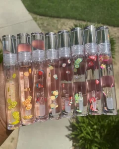 Fruit Smell Moisture Lip Oil Lip Gloss Custom Lipgloss Tubes Color Changing Pigment Oil for Lipgloss