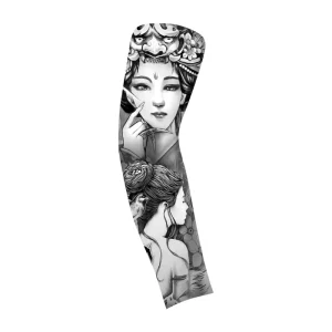 Full Arm Temporary Tattoo Stickers Japanese Hannya Geisha Koi Fish Large Waterproof Fake Tattoo Sleeves