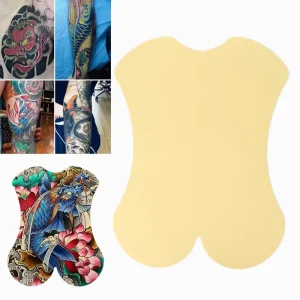 Full Back Tattoo Practice Skin Enlarged Double-side Blank Soft Silicone Fake Leather Beginner Training Painting Accessories