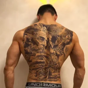Full Body Tattoo Sticker Realistic Covers Scars Face Women Men Water Transfer Printing 2 Weeks Lasting Semi Permanent Sexy