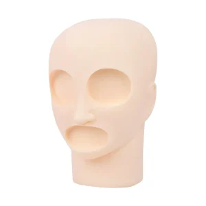 Full Face Silicone Mannequin Head Tattoo Practice Skin for Permanent Makeup Microblading