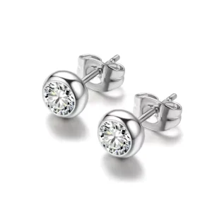 G23 Titanium Alloy Spherical Pattern with 5A Zirconia Body Perforated Jewelry