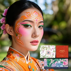 GP Children’s Non Toxic Professional Mineral Bright Colors Waterproof Washable UV CE Certified Face Painting Kit Body Paint