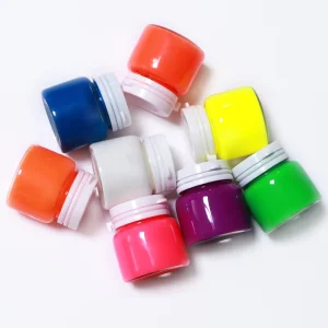 GP Glow Dark UV Fluorescent Water Based Skin Harmless Cream Bright Color Body Washable Face Body Painting Children