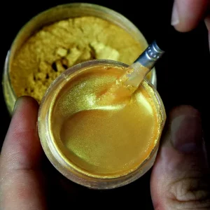 GP Gold Face Body Paint Kit Metallic Powder Water Based Non Toxic Professional SFX Cosmetic Customized Adults Teens Christmas