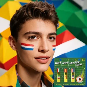 GP High Quality Professional Customized Color Non-toxic Sweatproof Acrylic Face Body Paint for Football Fans Children Football