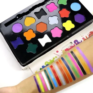 GP Makeup 12 Color Washable Oil Based Grease Face Body Paint Kit for Kids Diy Christmas Halloween Makeup