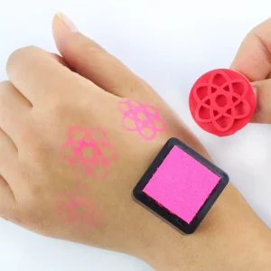 GP Private logo Non toxic Washable Children Face Stamp Tattoo DIY Kit Safe on Skin Face Body Paint Set for Kids Makeup