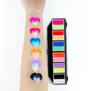 GP Quality Water Based 12 Color Facial Paint Palette Non Toxic Washable Makeup for Party Cosplay Kids Body Painting Supplies Kit
