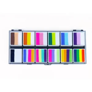 GP Water Based Washable Facial Paint Palette for Kids Non Toxic Body and Face Paint Kit for Makeup and Party Cosplay