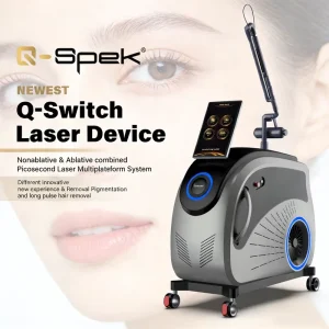 German Heraeus Lamp Double Laser Rods High Power Q switched Pigment Pico Laser Tattoo Removal Beauty Device
