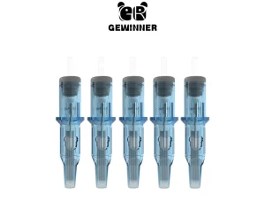 Gewinner 316 Stainless Steel RL Type 0.25mm Diameter Microneedling Tattoo Needle Cartridges for Eyebrow Body Art EO Sterilized
