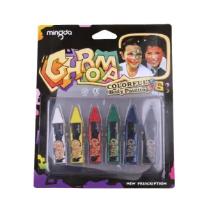 Ghost Festival 6-color Face Color Suit Fans Face Painting Halloween Makeup Pen Stippling Body Painting Magic Stick
