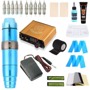 Ghostax Body Permanent Machine Tattoo Set Kit De Maquina De Tatuaje Tattoo Kits