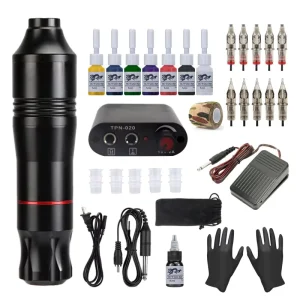 Ghostaxe Maquina De Tatuaje Kit for Beginner Tattoo Set Professional