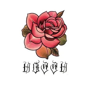 Girl Art Tattoo Sexy Rose Eco-friendly Customizable Size Temporary Durable Waterproof
