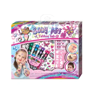 Girls Waterproof Makeup Body Tattoo Sticker Toys for Party