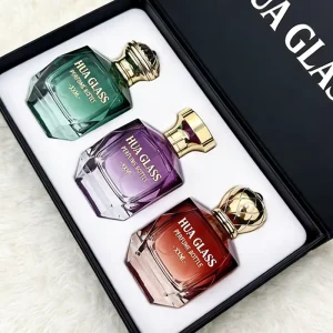 Glass Perfume Bottle 30ml, 50ml, 100ml with Zamac Cap