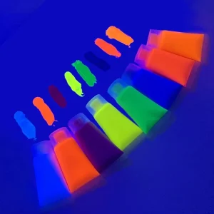Glow Neon Female Body Painting Neon UV Face Painting Kit For Kids Professional Liquid Glow In Dark Face Body Paint Tube