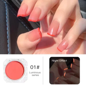 Glow in the Dark Powder Luminous Pigment for Professional Nail Salon Art