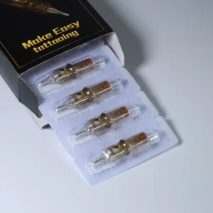 Gold Tattoo Cartridge Needle 20pcs box Eo Gas Sterilized Fine Needle Cartridge Universal Tattoo Cartridge Tattoo Needles