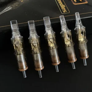 Gold Tattoo Needle Cartridges and Cartridge Tattoo Needles Round Magnum 1011RM 1013RM 1015RM