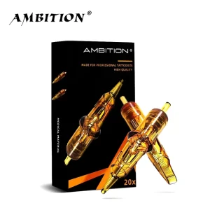 Golden Disposable Tattoo Cartridge Needles Sterile Safety Membrane Tattoo Needles for Professional Tattoo Artists