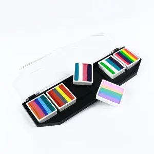 Golden Phoenix Easy to Wash Vegan Body Art Palette Water Based Split Paint Rainbow Face Paint for Kids