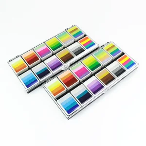 Golden Phoenix Private Logo Professional Non Toxic Water Based Split Face Body Paint Palette for Children Teens Makeup