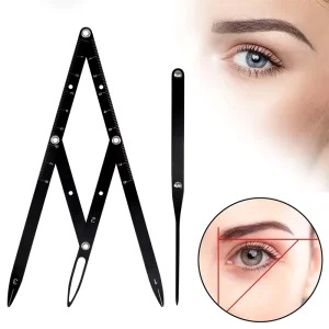Golden Ratio Compass Ruler Microblading Eyebrow PMU Stencil Design Tattoo Shaping Tools Mapping Position Ruler for Beauty Salon