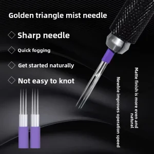 Golden Triangle Three-Prong Shading Eyebrow Tattoo Needle Semi-Permanent Use Sharp Quick Shading & Natural Feel