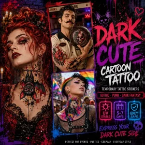 Graffiti Skull Tattoo Stickers Waterproof Temporary Tattoo Sleeve Full Arm Body Art Custom Design Tattoo Stickers
