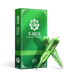 Green 20pcs 12# 0.35mm 1RL 3RL 5RL 7RL 14RL RL Round Liner 5RM 7RM 9RM 15RM RM Curved Magnum Tattoo Cartridge Needle